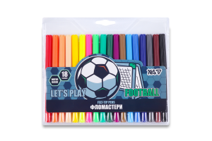 Фломастери Yes! Football 18кол