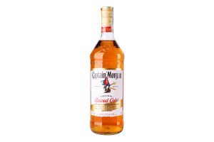 Напиток алкогольный 1л 35% на основе карибского рома Spiced Gold Original Captain Morgan бут