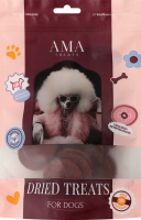 Ласощі д/собак Медальйони з яловичиною 85г AMA Treats