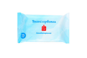 Салфетки влажные антибактериальные Fine Life 15шт