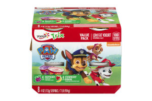 Yoplait Low Fat Yogurt Berry Strawberry Banana - 8 CT