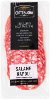 Колбаса нарезка Салями Неапольская Corte Buona с/в лоток 80г