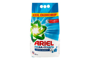 Засіб миючий синтетичний порошкоподібний Дотик свіжості Аква-Пудра Ariel 8.1кг