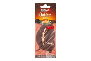 Ароматизатор д/авто Delice Coffee целюлоза Nowax