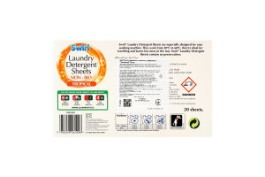 Листи прального порошку Tropical 20шт Swirl