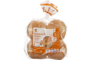 Ahold Homestyle White Sandwich Rolls All Natural - 8 CT