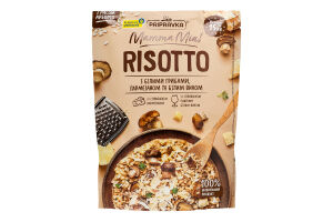 Смесь для приготовления ризотто с белыми грибами пармезаном и белым вином Risotto Mamma Mia Pripravka д/п 170г