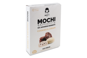 Мороженое сливочное с темным печеньем в рисовом тесте Мочи Miss Ti к/у 6х35г