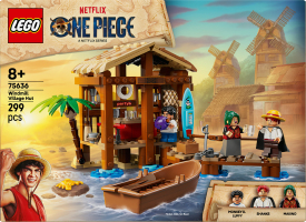 Конструктор для детей от 8лет №75636 Windmill village hut One piece Lego 299эл