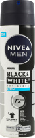 Антиперспірант Свіжий Чорне та біле невидимий Nivea Men 150мл