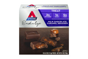 Atkins Endulge Milk Chocolate Caramel Squares