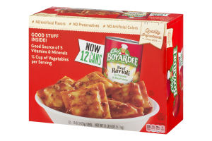 Chef Boyardee Beef Ravioli In Tomato & Meat Sauce - 12 CT