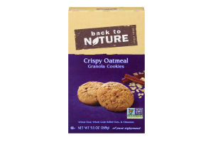 Back To Nature Crispy Oatmeal Granola Cookies