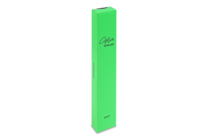 Щітка зубна м'якої жорсткості лаймова з чорним матовим ковпачком Lime Radiance Slim Apriori 1шт