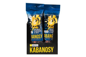 Снеки из мяса птицы с добавлением сыра Чеддер Double Cheddar&Salt Kabanosy Дмитрук в/к м/у 40г
