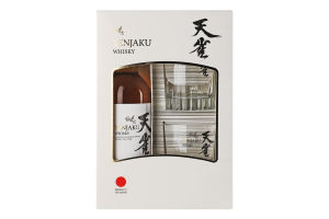 Набір Віскі 40% 0,7л+Склянка 2шт коробка Tenjaku