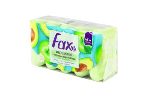 Мыло туалетное с экстрактами яблока и авокадо Fax 5x70г