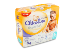 Трусики-подгузники для детей 12-17кг 5 Super Soft Chicolino 34шт