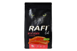 Корм д/стерилізованих котів з лососем сухий 1,5кг Рафі