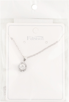 Ланцюжок сірий метал з підвіскою 40см FHF1522