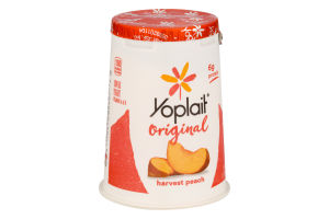 Yoplait Original Low Fat Yogurt Harvest Peach