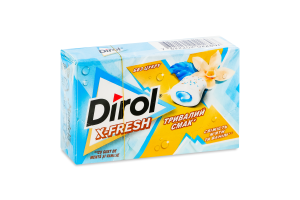 Гумка жувальна без цукру з підсолоджувачами Свіжість м'яти та ванілі X-Fresh Dirol к/у 19.5г