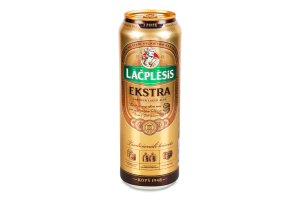 Пиво Lacplesis Ekstra светлое ж/б