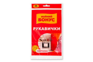 Перчатки универсальные М Файний Бонус 1пара