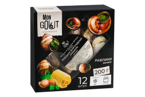 Улитки замороженные большие в раковинах Бургундские премиум Mon Gout к/у 200г