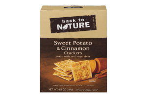 Back To Nature Sweet Potato & Cinnamon Crackers