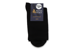 Шкарпетки чоловічі Легка хода №6338 25 чорний