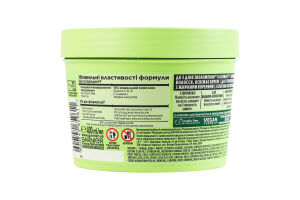 Маска для сухих волос с жирными корнями Киви-ментол Свежесть и увлажнение Hair food Garnier Fructis 400мл