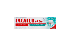 Паста зубная Защита десен&Чувствительность зубов Aktiv Lacalut 75мл