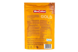 Кава розчинна сублімована Gold MacCoffee д/п 60г