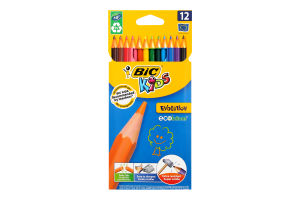 Карандаши цветные Kids Evolution BIC 12шт