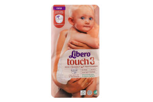 Трусики-подгузники детские 5-9кг 3 Touch Libero 36шт