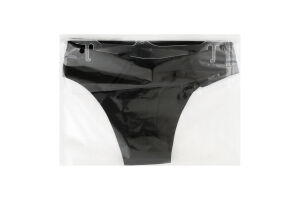 Труси-стрінги жіночі чорні 80%ПА 20%еластан р.M/L/XL CH0610 Коттон Хілл