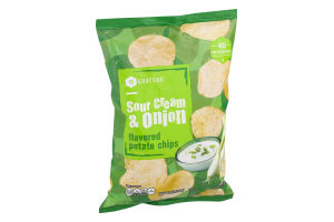 SE Grocers Potato Chips Sour Cream & Onion