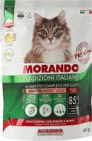 Корм д/котів з яловичиною та свининою сухий 400г д/п Morando Tradizioni