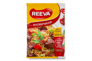 Лапша быстрого приготовления со вкусом говядины Reeva м/у 85г
