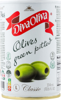 Оливки зелені без кісточки Classic Diva Oliva з/б 300г