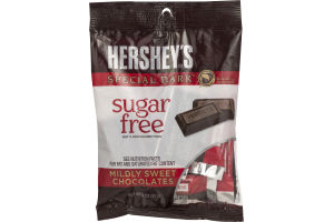 HERSHEY'S SPECIAL DARK Mildly Sweet Chocolate Bars, Sugar Free, 3 oz