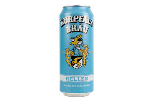 Пиво Kurpfalz Brau Helles світле з/б