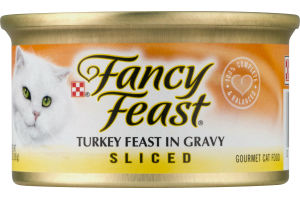 Fancy Feast Gourmet Cat Food Turkey Feast In Gravy Sliced