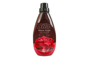 Кондиционер-смягчитель для тканей концентрированный Silk&Amber harmony Maison aroma Sila 800мл