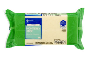 SE Grocers Chunk Monterey Jack Natural Cheese