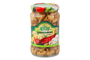 Шампіньйони стерилізовані різані 280г твіст/б Rio
