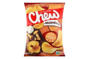 Чипсы картофельные со вкусом грибов Chew м/у 110г