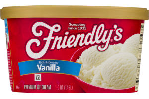 Friendly's Premium Ice Cream Vanilla