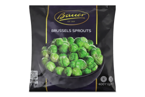 Капуста брюссельская быстрозамороженная Bauer м/у 400г